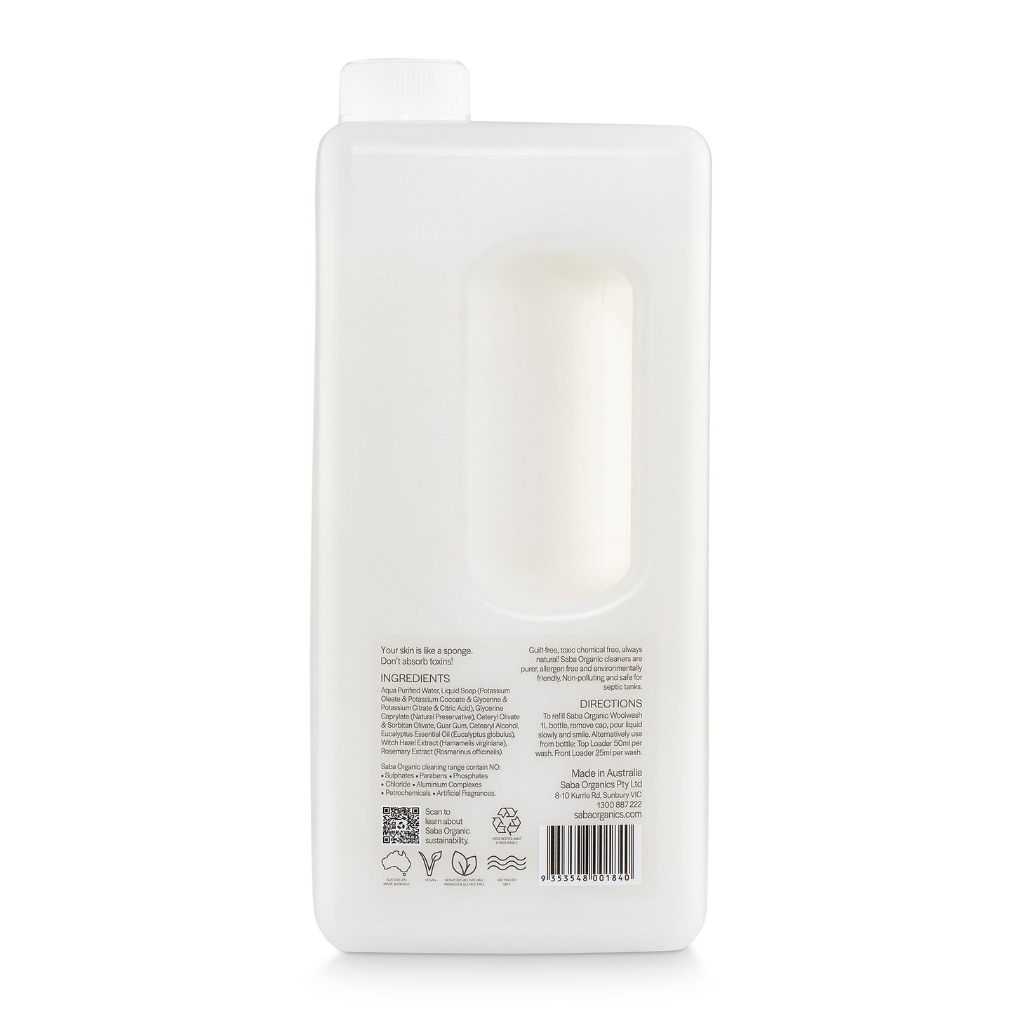 2L Refill Wool Wash - Blue Gum Eucalyptus