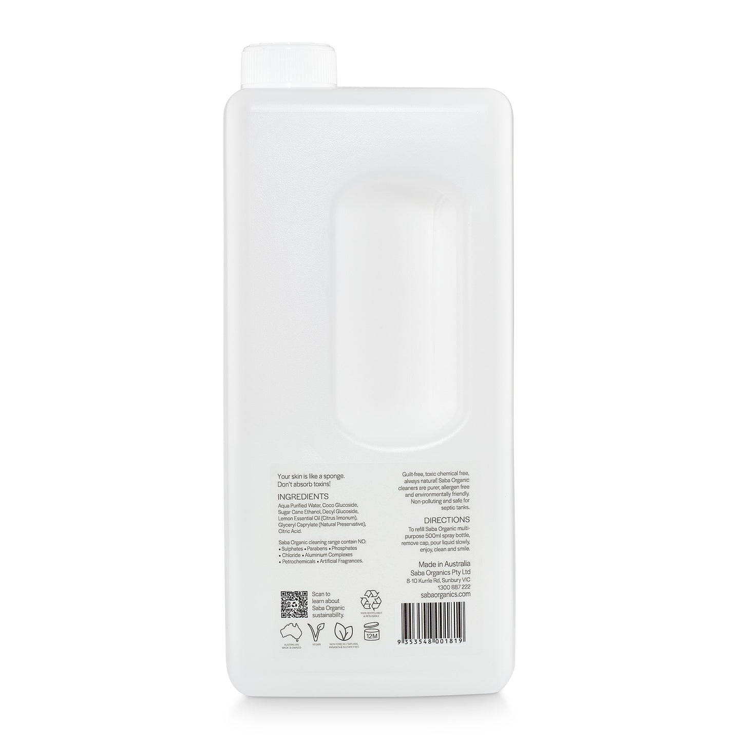 2L Refill Multi Purpose Cleaner - Lemon Blast