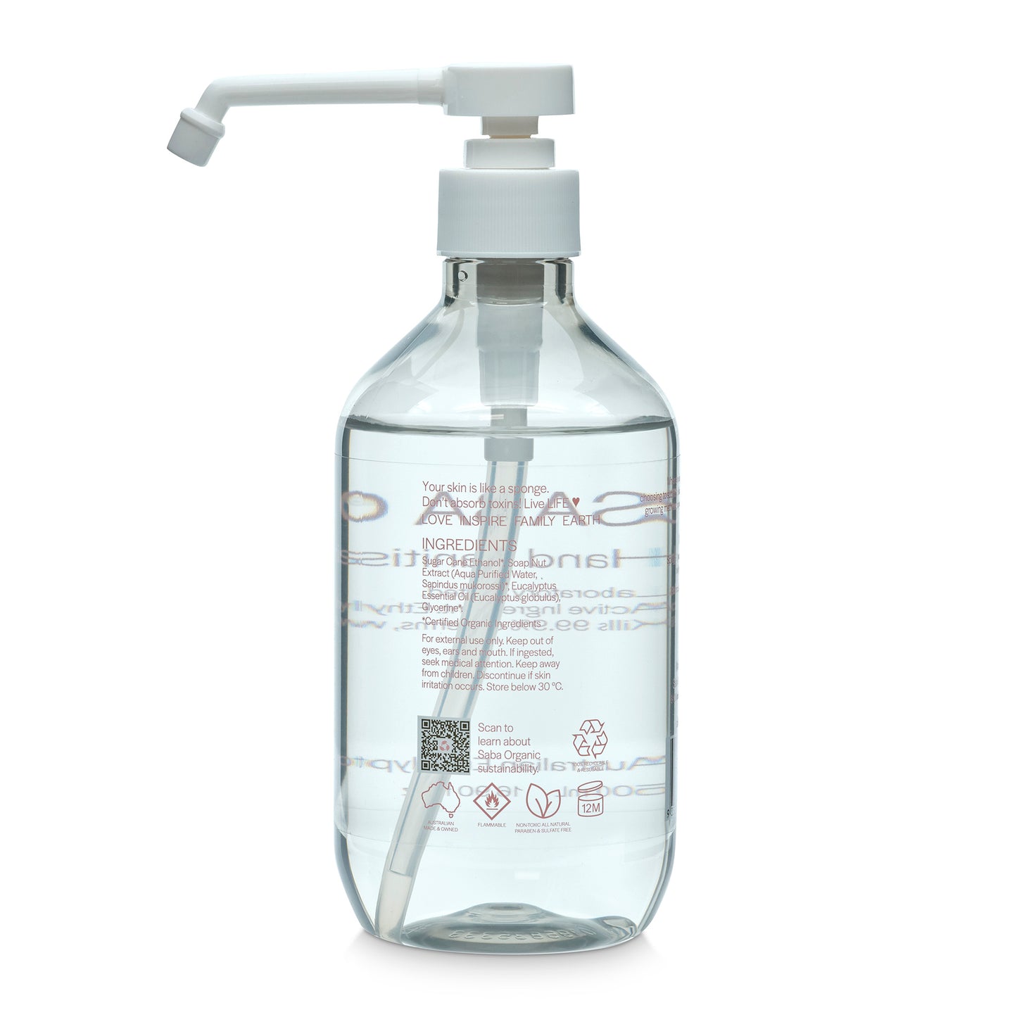 Hand Sanitiser - Australian Eucalyptus (500mL)
