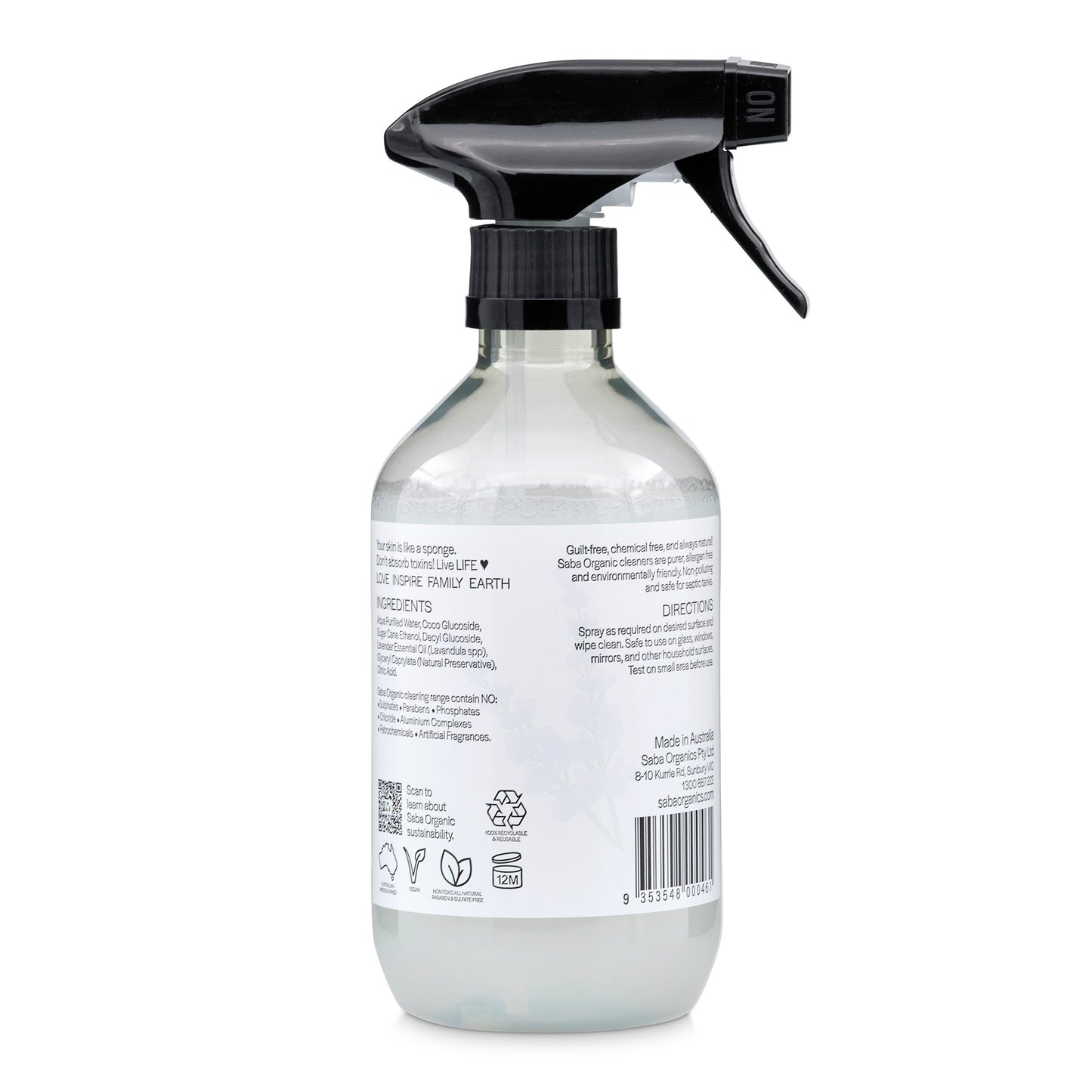 Window & Glass Cleaner - Tasmanian Lavender